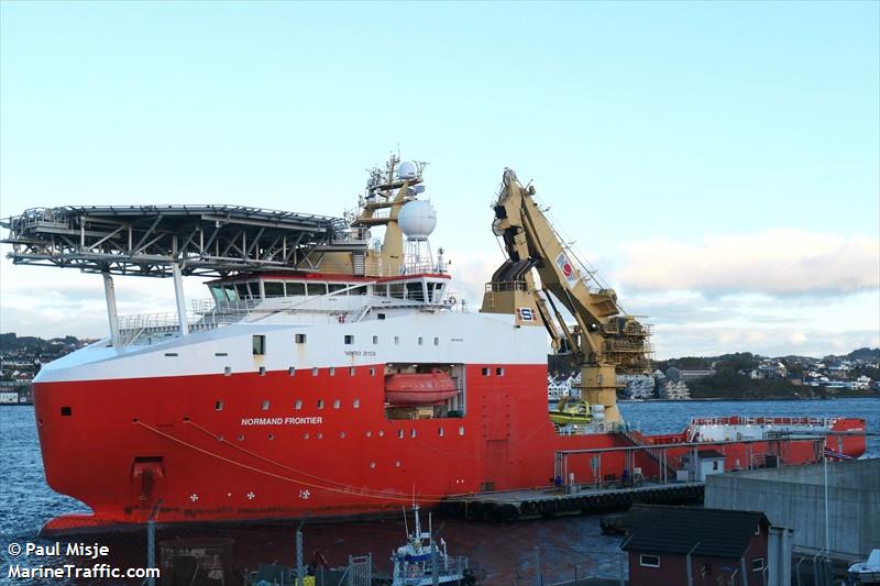 normand frontier (Offshore Support Vessel) - IMO 9687241, MMSI 258594000, Call Sign LAXG7 under the flag of Norway