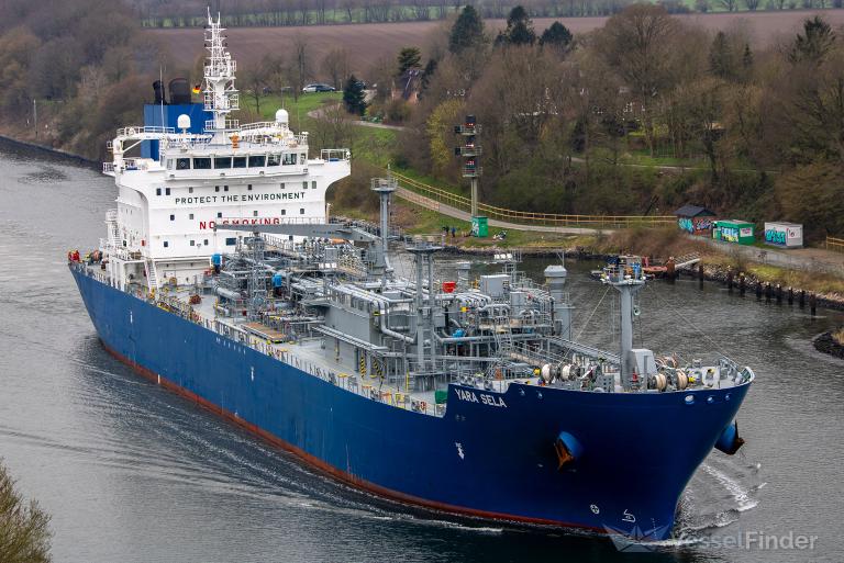 yara sela (LPG Tanker) - IMO 9734850, MMSI 258936000, Call Sign LAXR7 under the flag of Norway