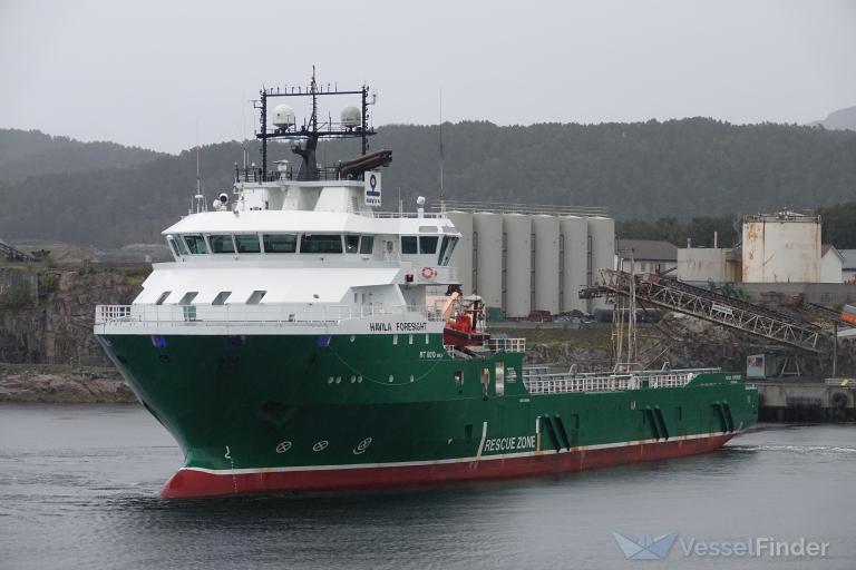 havila foresight (Offshore Tug/Supply Ship) - IMO 9382944, MMSI 259632000, Call Sign JWQD under the flag of Norway