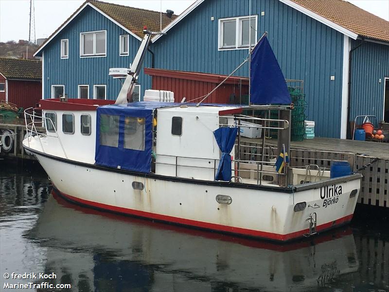 ulrika (Fishing vessel) - IMO , MMSI 266441000, Call Sign SFC6097 under the flag of Sweden