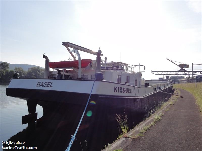 kies-ueli (Cargo ship) - IMO , MMSI 269056737, Call Sign HE6737 under the flag of Switzerland