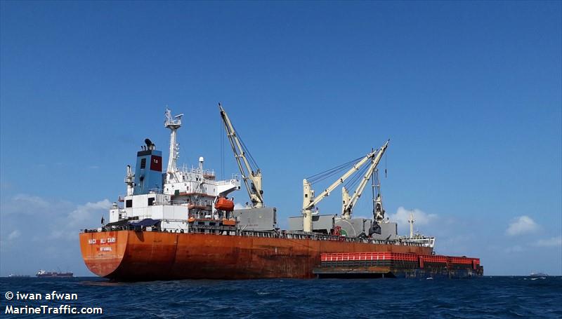 haci ali sari (Bulk Carrier) - IMO 9226748, MMSI 271046628, Call Sign TCA5392 under the flag of Turkey