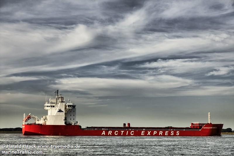 norilskiy nickel (General Cargo Ship) - IMO 9330836, MMSI 273310730, Call Sign UCDX under the flag of Russia