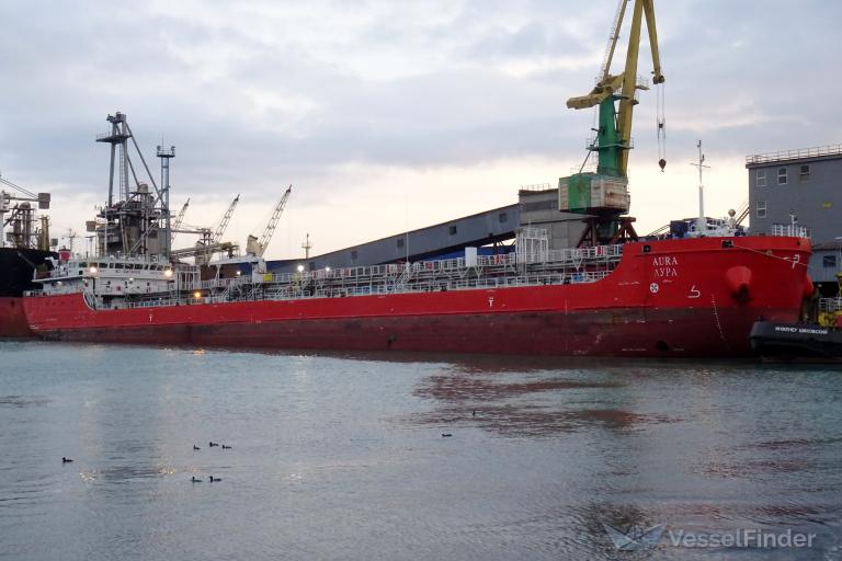 aura (Chemical/Oil Products Tanker) - IMO 9624316, MMSI 273355480, Call Sign UBDJ5 under the flag of Russia