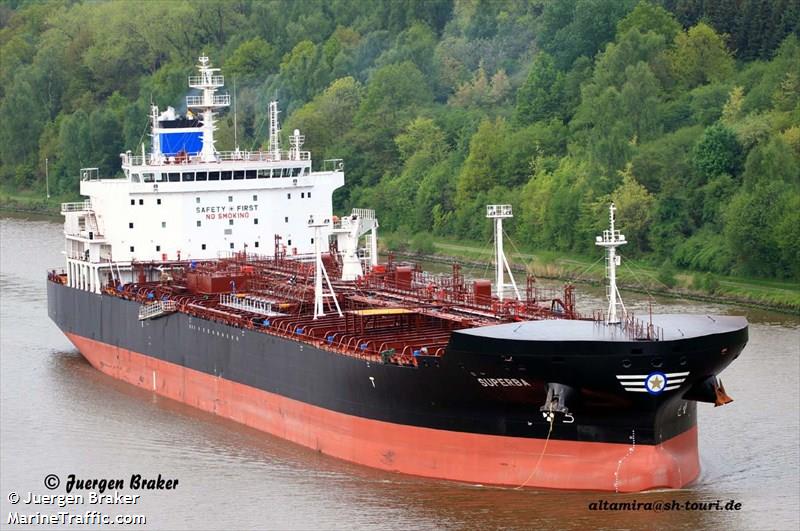 superba (Chemical/Oil Products Tanker) - IMO 9538165, MMSI 311000133, Call Sign C6AR9 under the flag of Bahamas
