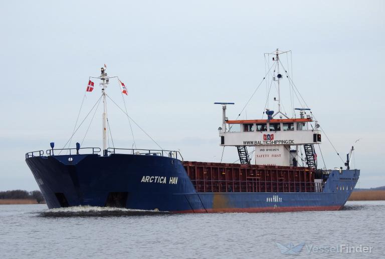 arctica hav (General Cargo Ship) - IMO 8403571, MMSI 311818000, Call Sign C6UL8 under the flag of Bahamas