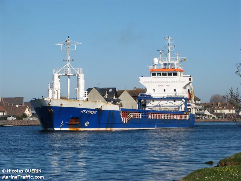 my armony (General Cargo Ship) - IMO 9190365, MMSI 314490000, Call Sign 8PAT2 under the flag of Barbados