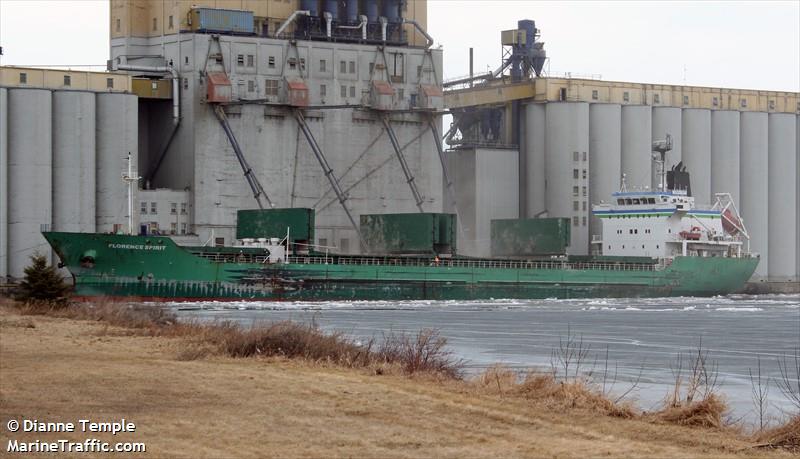 florence spirit (General Cargo Ship) - IMO 9314600, MMSI 316001940, Call Sign CFBC under the flag of Canada