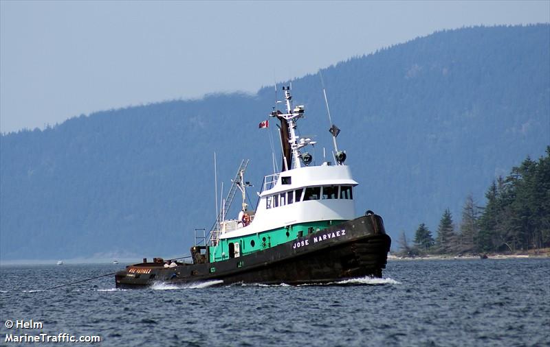jose narvaez (Tug) - IMO 7003441, MMSI 316005416, Call Sign CY9519 under the flag of Canada