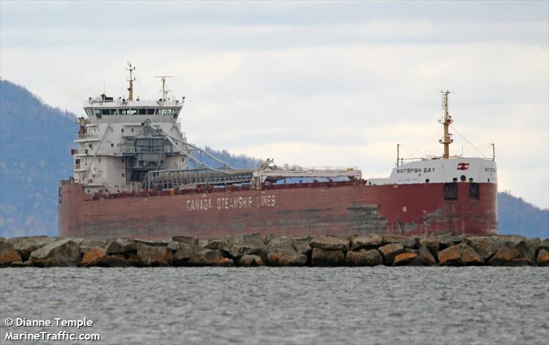 whitefish bay (Self Discharging Bulk Carrier) - IMO 9639880, MMSI 316023341, Call Sign CFN6287 under the flag of Canada