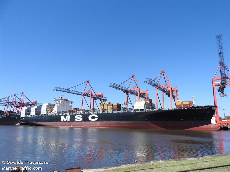 msc marianna (Container Ship) - IMO 9226920, MMSI 352335000, Call Sign H0AE under the flag of Panama