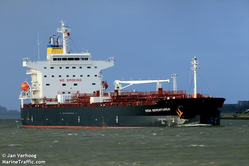 high adventurer (Chemical/Oil Products Tanker) - IMO 9788435, MMSI 352719000, Call Sign 3EQA8 under the flag of Panama