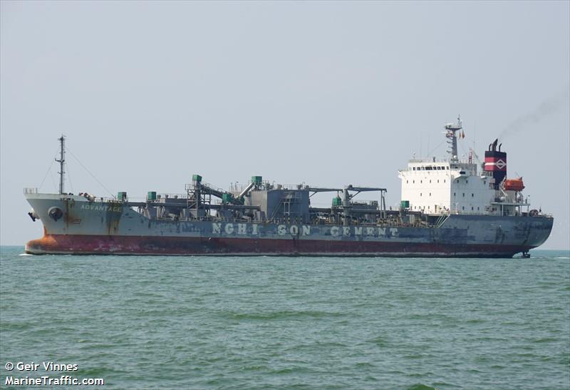 advantage (Cement Carrier) - IMO 9161833, MMSI 354244000, Call Sign H3OU under the flag of Panama