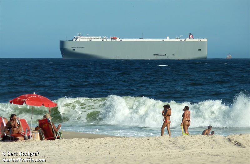 brasilia highway (Vehicles Carrier) - IMO 9519119, MMSI 356073000, Call Sign 3FON6 under the flag of Panama