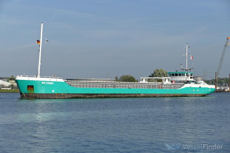waterway (General Cargo Ship) - IMO 9143594, MMSI 376532000, Call Sign J8B3859 under the flag of St Vincent & Grenadines