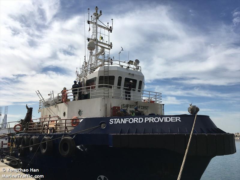 stanford provider (Utility Vessel) - IMO 9517989, MMSI 377439000, Call Sign J8B4135 under the flag of St Vincent & Grenadines