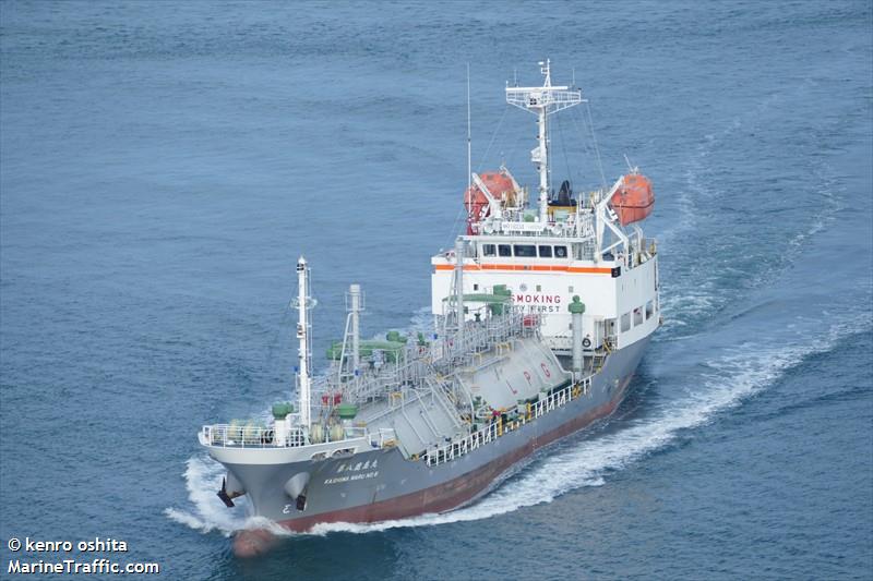 kashima maru no8 (LPG Tanker) - IMO 9711262, MMSI 431140000, Call Sign 7JTF under the flag of Japan