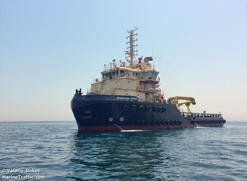 mubarak spirit (Offshore Tug/Supply Ship) - IMO 9773507, MMSI 470466000, Call Sign A6E2566 under the flag of UAE
