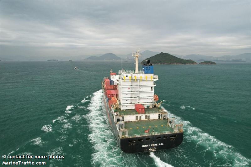 sunny camellia (Container Ship) - IMO 9698393, MMSI 477066600, Call Sign VRNZ6 under the flag of Hong Kong