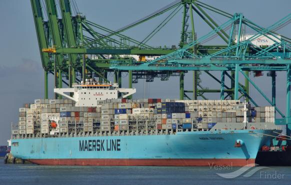 maersk guayaquil (Container Ship) - IMO 9727871, MMSI 477737800, Call Sign VROS8 under the flag of Hong Kong