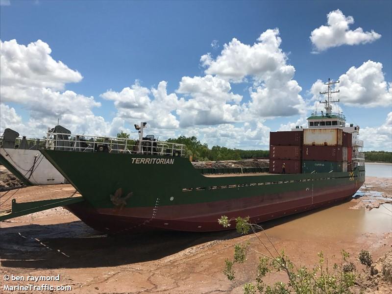 territorian (Landing Craft) - IMO 9607942, MMSI 503779000, Call Sign VJN4261 under the flag of Australia