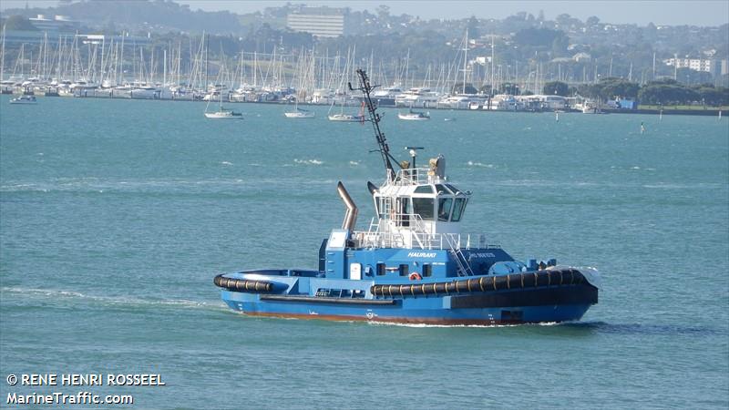 hauraki (Tug) - IMO , MMSI 512004509, Call Sign ZME5252 under the flag of New Zealand