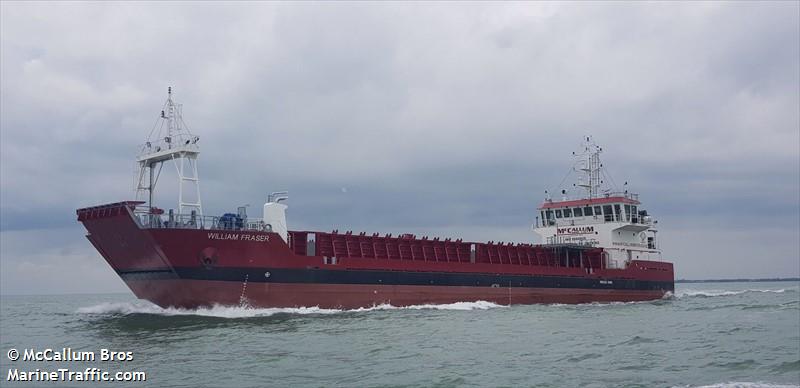 william fraser (Cargo ship) - IMO , MMSI 512007465, Call Sign ZMG3728 under the flag of New Zealand