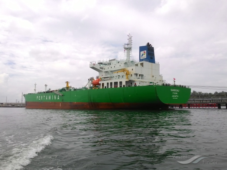 sanggau (Crude Oil Tanker) - IMO 9746059, MMSI 525008130, Call Sign YBIF2 under the flag of Indonesia