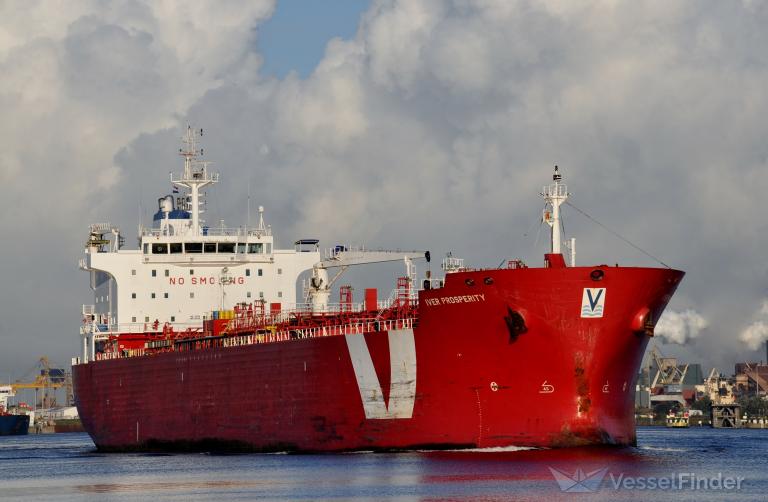 iver prosperity (Chemical/Oil Products Tanker) - IMO 9351921, MMSI 538002784, Call Sign V7LP8 under the flag of Marshall Islands