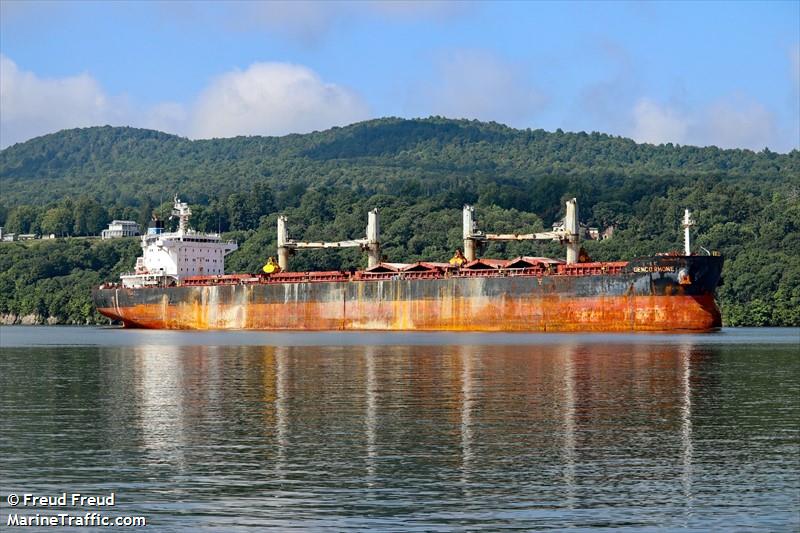 genco rhone (Bulk Carrier) - IMO 9490832, MMSI 538003016, Call Sign V7KI7 under the flag of Marshall Islands