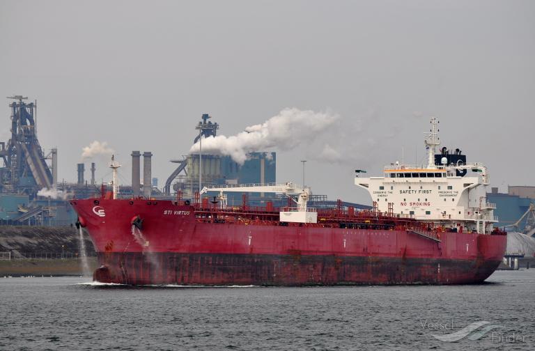 sti virtus (Chemical/Oil Products Tanker) - IMO 9686699, MMSI 538005171, Call Sign V7AY4 under the flag of Marshall Islands
