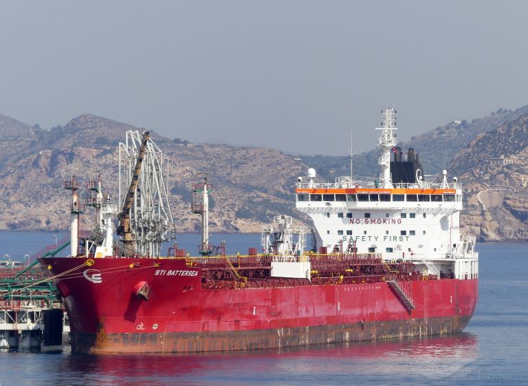 sti battersea (Chemical/Oil Products Tanker) - IMO 9691723, MMSI 538005403, Call Sign V7DN2 under the flag of Marshall Islands