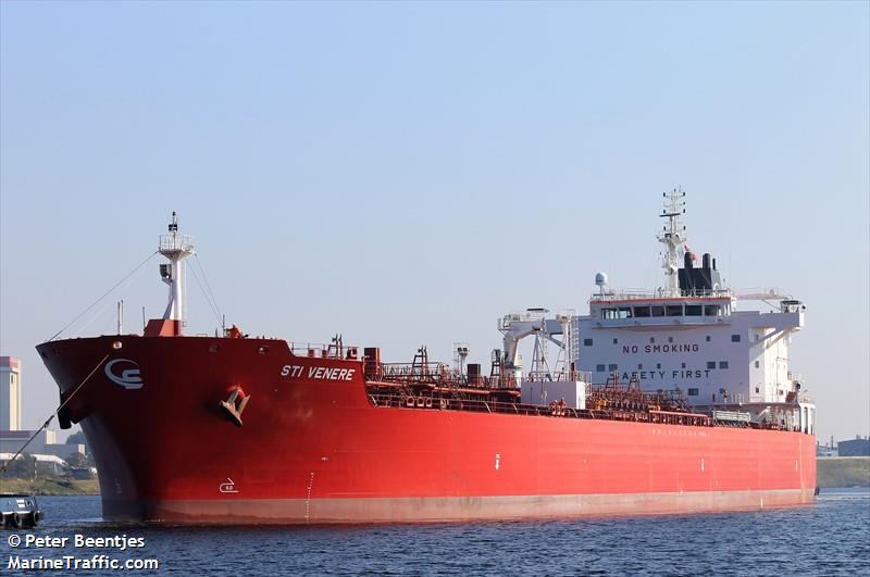 sti venere (Chemical/Oil Products Tanker) - IMO 9681390, MMSI 538005495, Call Sign V7EM4 under the flag of Marshall Islands