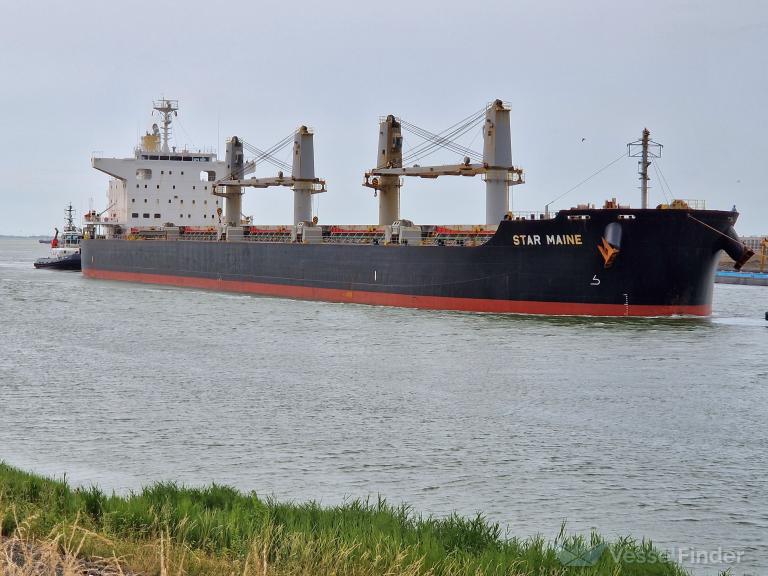 star maine (Bulk Carrier) - IMO 9738959, MMSI 538006215, Call Sign V7BO9 under the flag of Marshall Islands