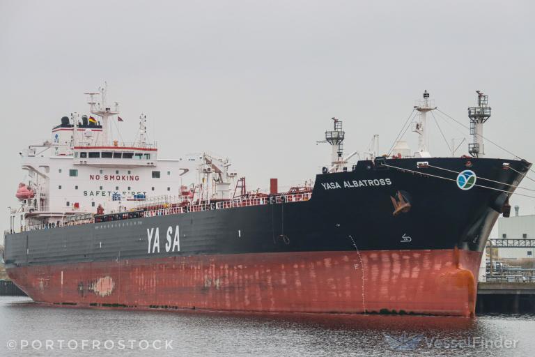yasa albatross (Chemical/Oil Products Tanker) - IMO 9857212, MMSI 538008268, Call Sign V7A2169 under the flag of Marshall Islands
