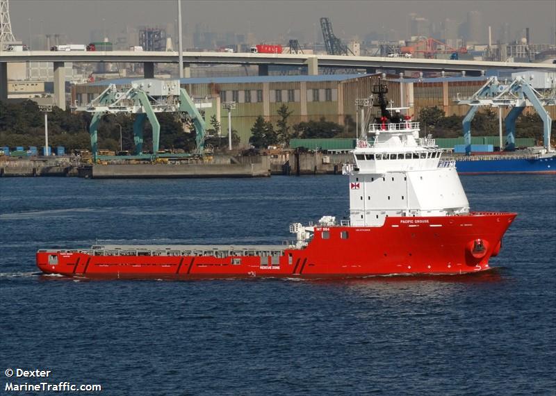 pacific grouse (Offshore Tug/Supply Ship) - IMO 9742869, MMSI 563043800, Call Sign 9VJM9 under the flag of Singapore