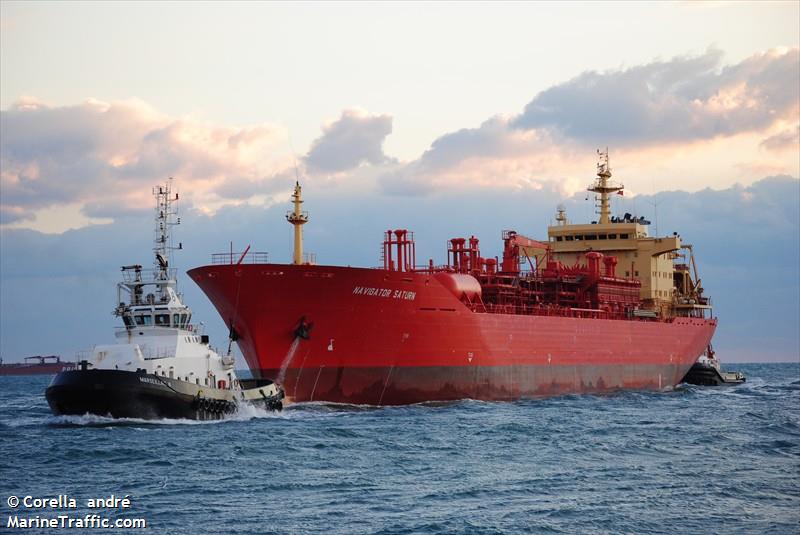 navigator saturn (LPG Tanker) - IMO 9177569, MMSI 636011289, Call Sign ELYC9 under the flag of Liberia