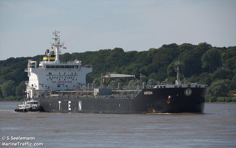 arion (Chemical/Oil Products Tanker) - IMO 9314894, MMSI 636014488, Call Sign A8UG4 under the flag of Liberia