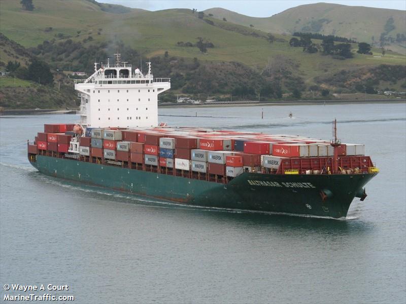 balthasar schulte (Container Ship) - IMO 9477610, MMSI 636019434, Call Sign A8XR8 under the flag of Liberia