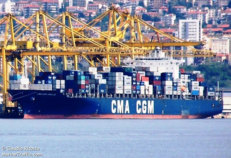cma cgm berlioz (Container Ship) - IMO 9222297, MMSI 636019868, Call Sign D5WN8 under the flag of Liberia