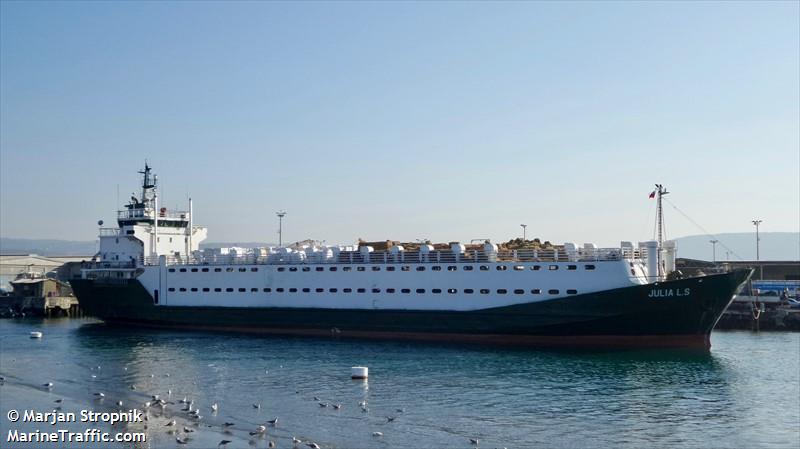 julia ls (Livestock Carrier) - IMO 7901693, MMSI 677021400, Call Sign 5IM314 under the flag of Tanzania