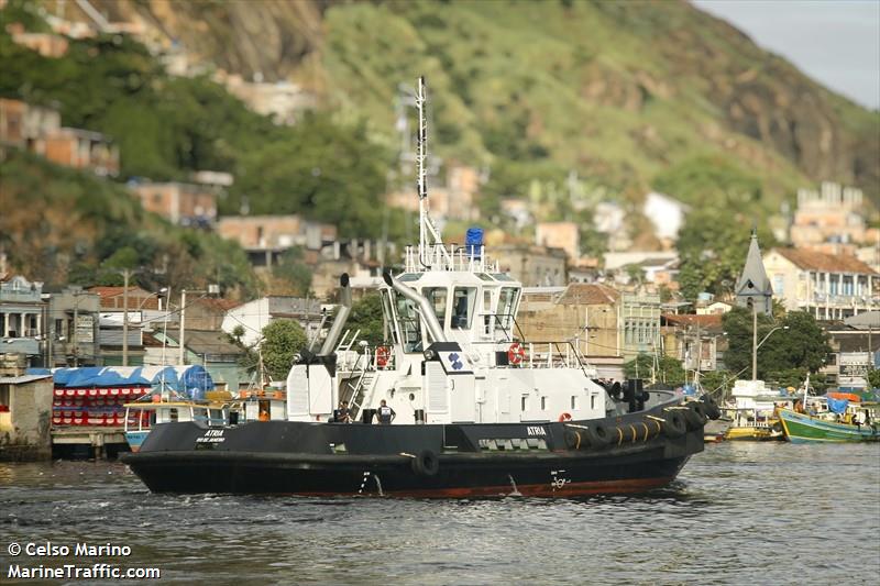 atria (Tug) - IMO 9440629, MMSI 710001810, Call Sign PP7206 under the flag of Brazil