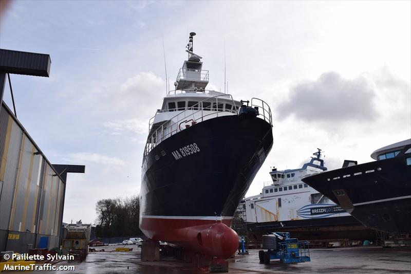 cap horizon (Fishing Vessel) - IMO 8228945, MMSI 228128700, Call Sign FOQP under the flag of France