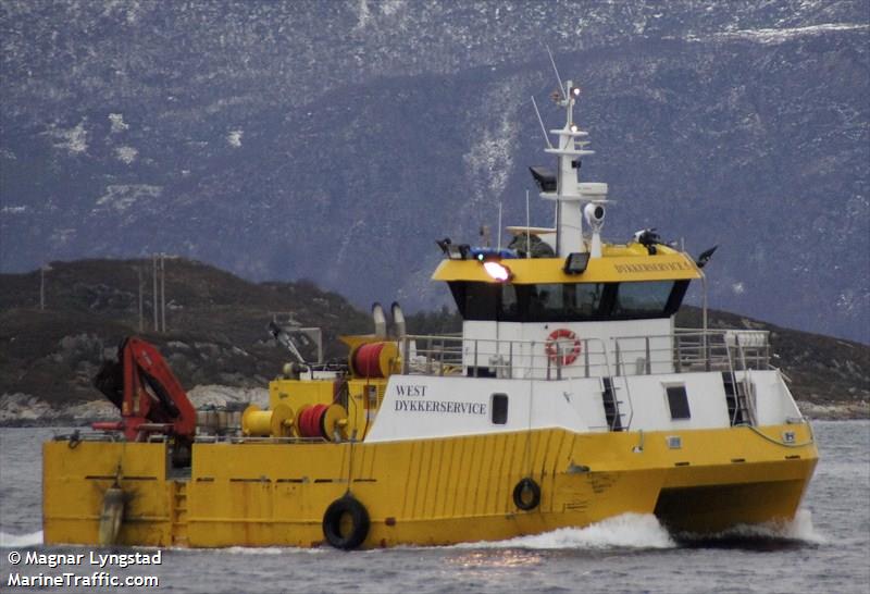 dykkerservice 5 (Diving ops) - IMO , MMSI 257732900, Call Sign LK7096 under the flag of Norway