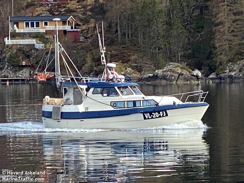 normann (Fishing vessel) - IMO , MMSI 257820240, Call Sign LL6396 under the flag of Norway