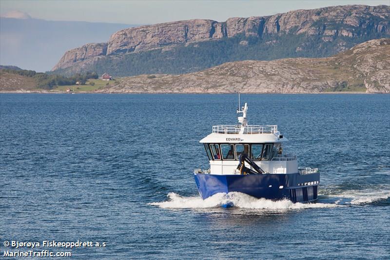 edvard (Cargo ship) - IMO , MMSI 258527410, Call Sign LE9274 under the flag of Norway