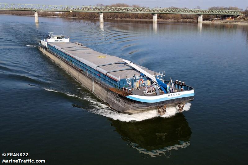 misha (Cargo ship) - IMO , MMSI 267210280, Call Sign 9A2783 under the flag of Slovakia