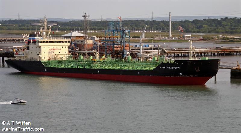 sankt peterburg (Oil Products Tanker) - IMO 9288980, MMSI 273443330, Call Sign UFZC under the flag of Russia