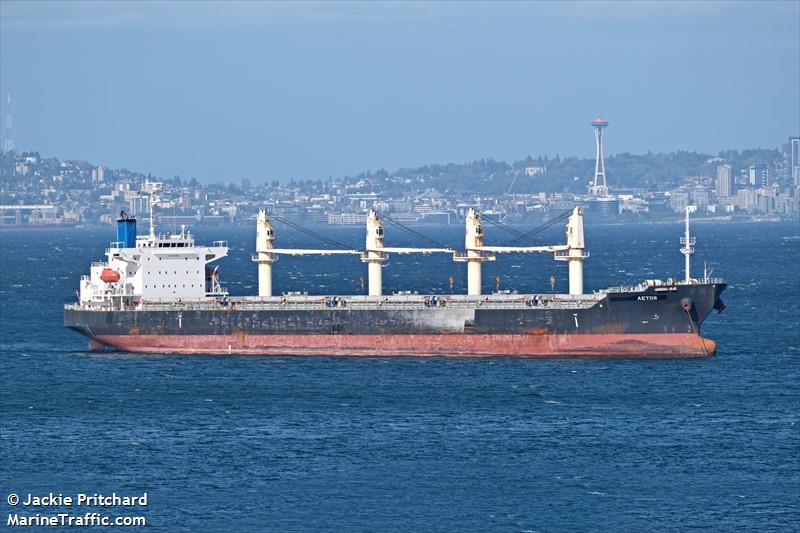 aetos (Bulk Carrier) - IMO 9527960, MMSI 311001134, Call Sign C6FK8 under the flag of Bahamas