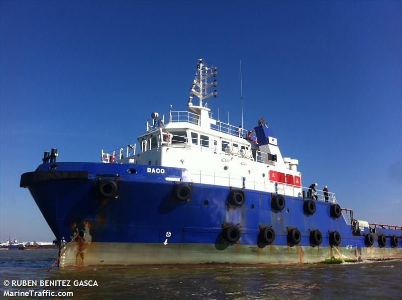 baco (Offshore Tug/Supply Ship) - IMO 9622124, MMSI 345070331, Call Sign XCAE9 under the flag of Mexico